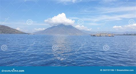 beautiful ocean   indonesian island  alor stock photo