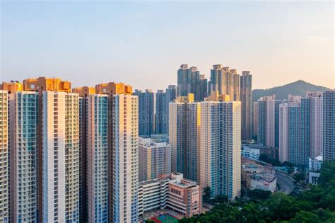 5 May 2022 View Of Hong Kong Buildings At Tseung Kwan O Editorial Image