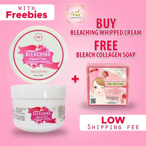 Ms Cosmetics Original Bleaching Whipped Cream G Shopee Philippines