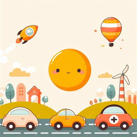 Premium Photo | Car background desktop wallpaper cute vector