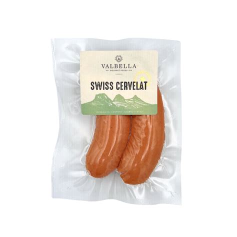 Valbella Swiss Cervelat - Sausages – Valbella Gourmet Foods