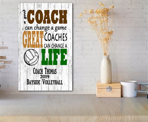 Personalized Volleyball Coach Gift for GREAT Volleyball Coaches – Broad Bay