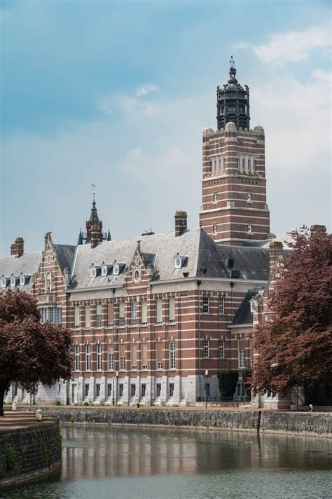 Dendermonde East Flanders Belgium The Banks Of The River Dender