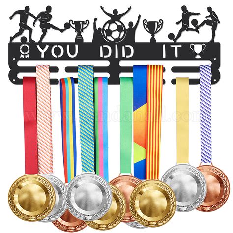 Wholesale Superdant Soccer Medal Hanger Display You Did It Medals