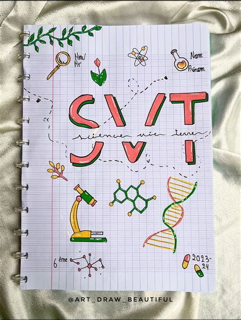 Page De Garde Svt En 2023 Page De Garde Dessin Astuces Pour La