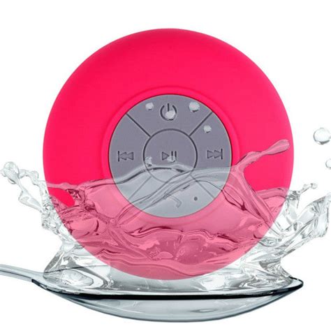 Mini Waterproof Portable Shower Bluetooth Speaker with Suction Cup ...