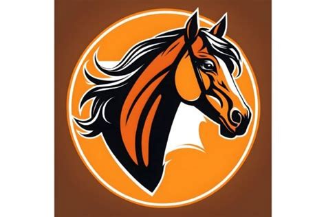 Horse Mascot Logo Graphic by Craftable · Creative Fabrica