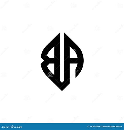 Ba Logo Monogram Geometric Shape Style Stock Vector Illustration Of Element Emblem 232446873