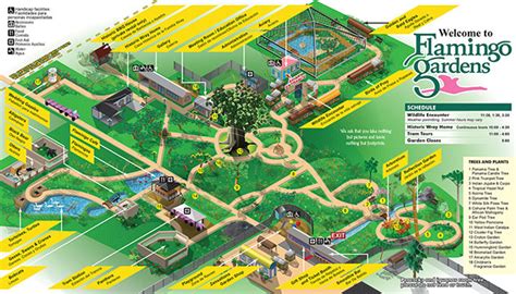 Botanical Gardens Visitor's Illustrated Map on Behance