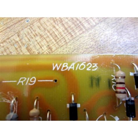 Wba1623 Circuit Board Wbai623 Non Refundable Parts Only Mara Industrial