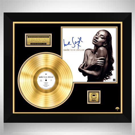 Sade Love Deluxe Gold Lp Limited Signature Edition Custom Frame Rare T