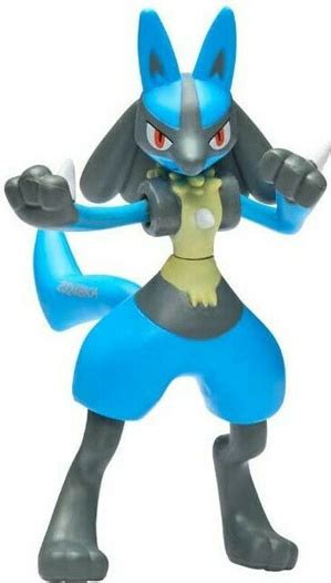 Jazwares Pokemon Battle Feature Figure Lucario Skroutz Gr