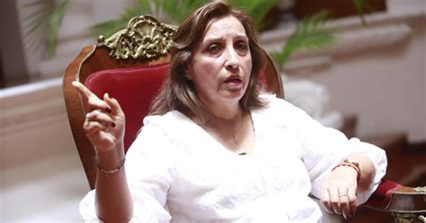 Dina Boluarte Evaluar Salida De Juan Carlos Liendo De La Dini Jos