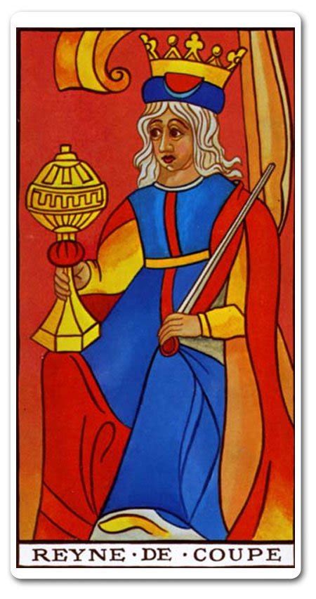 Königin der Kelche Tarot Bedeutung der Tarotkarte liebe ja oder nein