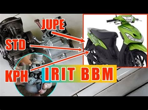 Cara Setting Pasang Karbu Supra Pada Mio Agar Irit Bbm Youtube