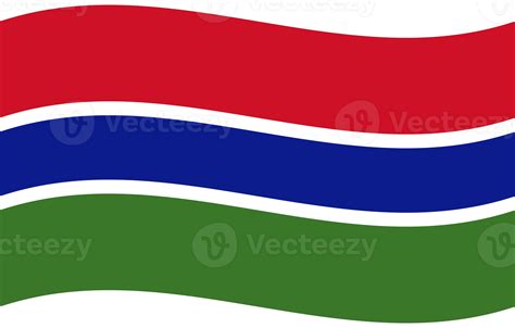 Gambia Flag Wave Gambia Flag Flag Of Gambia 27292173 Png