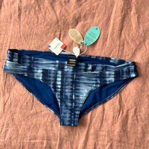 Prana Swim Nwt Prana Marta Bikini Blue Tie Dye Swim Bottom Moderate