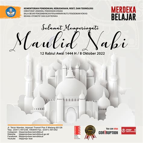 Selamat Memperingati Maulid Nabi Muhammad Saw Rabiul Awal Hijriyah