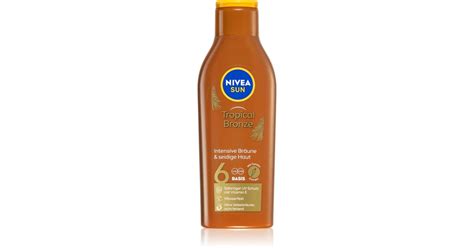 Nivea Sun Tropical Bronze Mleczko Do Opalania SPF 6 Opinie Notino Pl