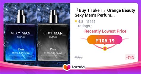 『buy 1 Take 1』orange Beauty Sexy Men‘s Perfume Long Lasting Fragrance