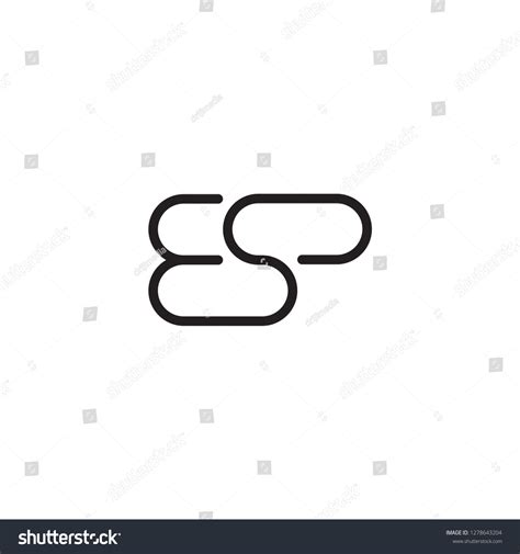 Esp Logo Letter Design Stock Vector (Royalty Free) 1278643204