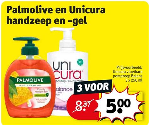 Palmolive Handzeep En Gel En Unicura Aanbieding Bij Kruidvat