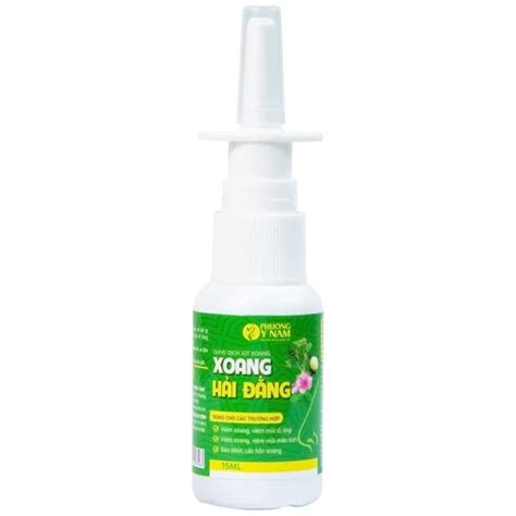 Dung dịch xịt mũi xoang Hải Đằng làm sạch sâu, rửa trôi dịch nhầy, bụi ...