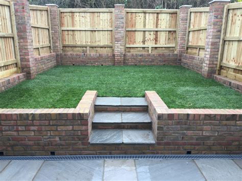 Retaining Wall, Fence and Patio - Winchester Landscapes