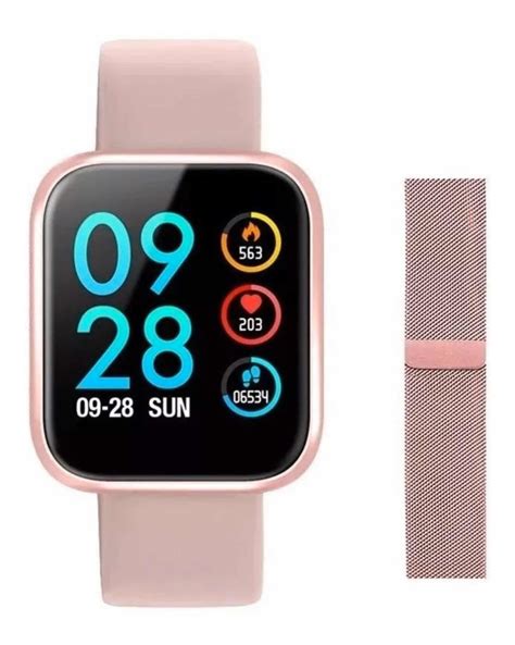 Relógio Smartwatch P70 Batimento Cardíaco C 2 Pulseiras Mercado Livre