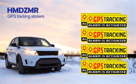 Hmdzmr Gps Tracking Sticker 4pcs Self Adhesive Gps Sticker