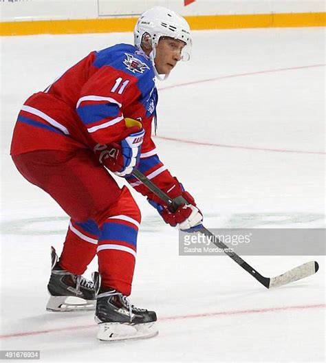 Vladimir Putin Plays Ice Hockey On His 63rd Birthday Photos and Premium ...