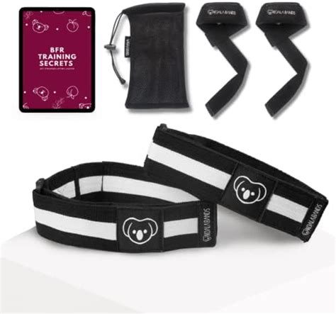 KOALA BANDS Blood Flow Restriction Bands And Lifting Straps For Men