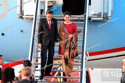 Indonesia President Joko Widodo And His Wife Iriana Joko Widodo