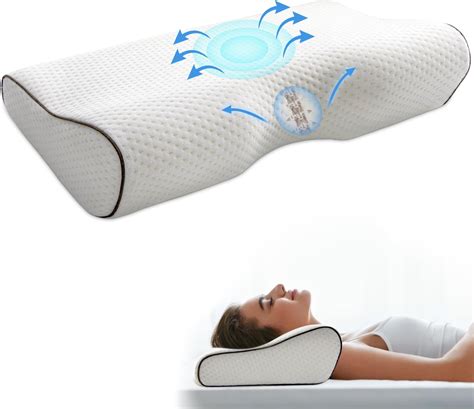 Lubardy Almohada Cervical de Espuma viscoelástica Almohada de Espuma