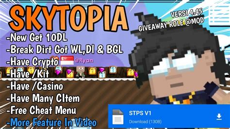 SERVER BARU BREAK DIRT DAPAT BGL SKYTOPIA GIVEAWAY ROLE MOD