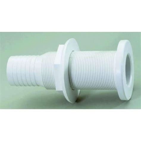 Attwood Thru Transom Thru Hull Connector 1 12 Id Hose White 3875b1