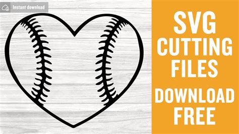 Baseball Love Svg Cut Files For Cricut And Silhouette