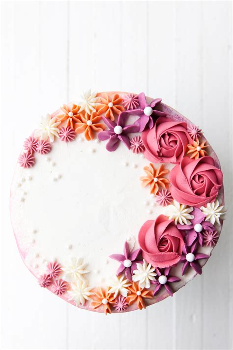 How To Make A Buttercream Flower Cake — Style Sweet