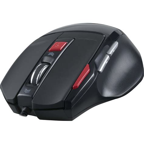 Mouse Gamer SPIDER OM 701 Preto Vermelho FORTREK Mundomax