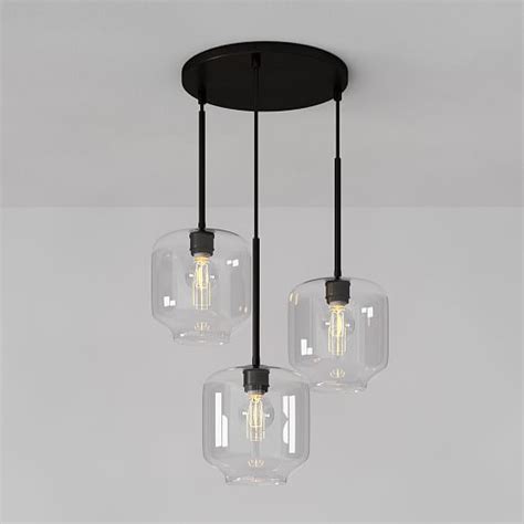 Sculptural Glass Light Pebble Chandelier West Elm