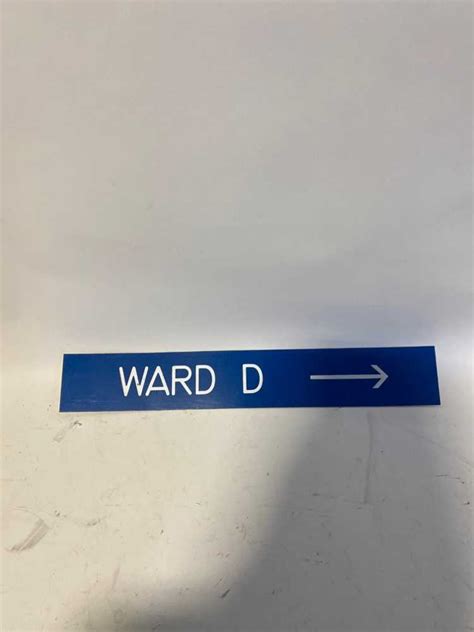 Ward Signage Hospital