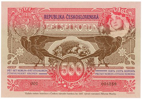 Bohemia Moravia 5 Korun 1940 ND Specimen Katz Auction