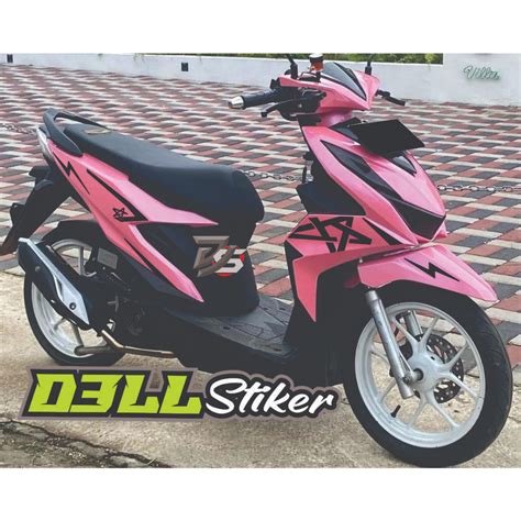 Jual Cutting Striping Variasi Beat New Deluxe New Design