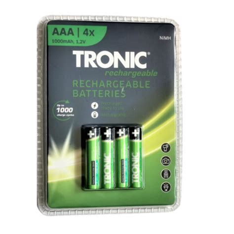 Tronic Eco Ni Mh Wiederaufladbare Batterien Aa Aaa 1 2 V 2500mah