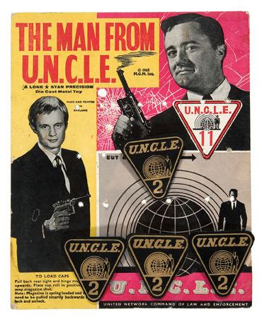 Hake's - "THE MAN FROM U.N.C.L.E." BADGE DISPLAY.