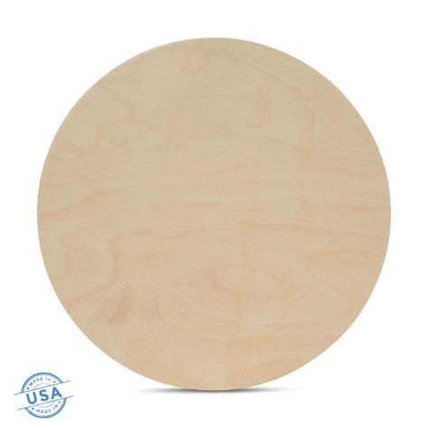 Wood Circles 16 Inch 12 Inch Thick Unfinished Birch Plaques Pack Of 10 Wooden Circles For