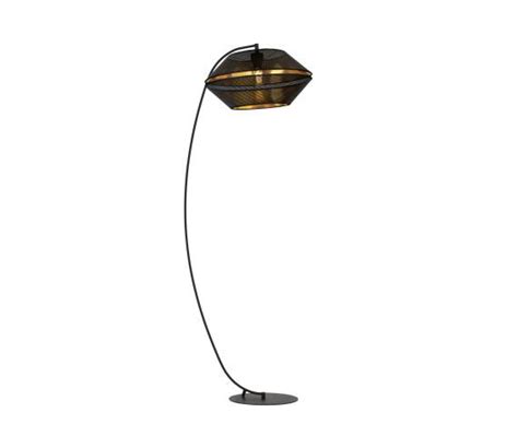 Lampa podłogowa MALIA LP1 BLACK GOLD 1185 LP1 czarno złota Emibig