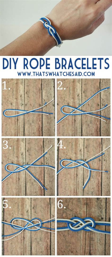 DIY Easy Rope Bracelets - That's What {Che} Said...