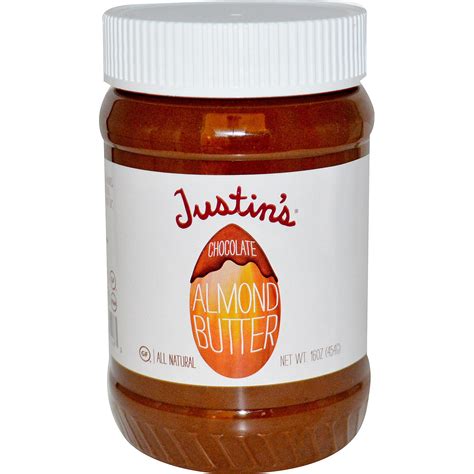 Justins Nut Butter Chocolate Almond Butter 16 Oz 454 G Iherb