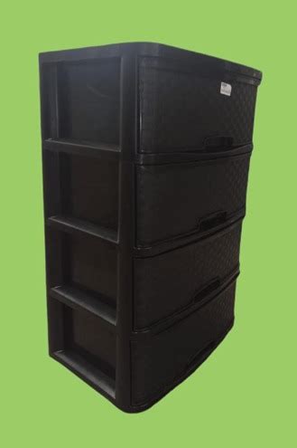 ORGANIZADOR DE CAJONES 4 NIVELES JUMBO NEGRO RATTAN PLASTIBOL Venta